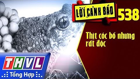 THVL | Lời cảnh báo - Kỳ 538: Thịt cóc bổ nhưng rất độc