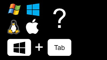 What happens if you press Win+Tab in different OSes?