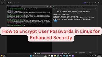 A Step-by-Step Guide to Encrypting User Passwords on Linux Systems!#Linux #ubuntu