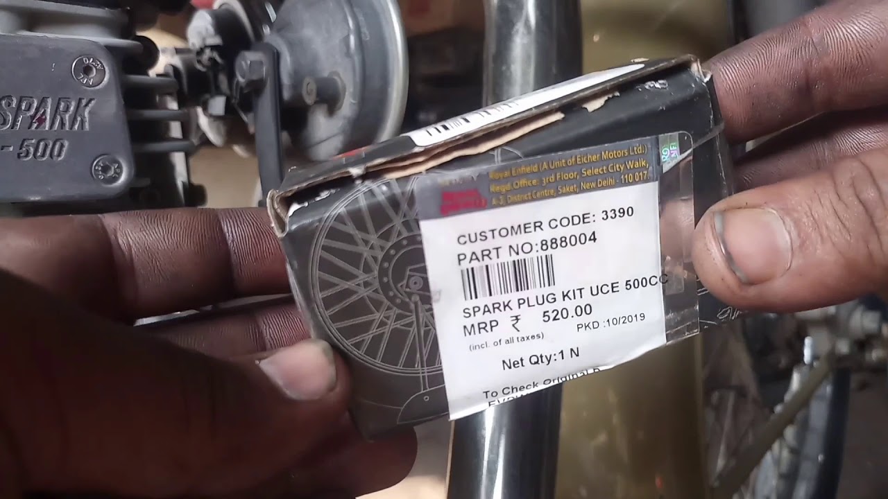 ROYAL ENFIELD Classic UCE 500 cc SPARK PLUG Kit PART no 888004 ROYAL ENFIELD Classic UCE 500 cc SPARK PLUG Kit PART no 888004