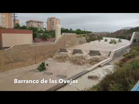 Recopilación gota fría en levante Español Alicante y Murcia - Septiembre 2019