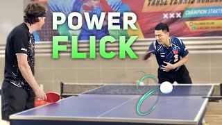 Increases the power of Forehand Flick