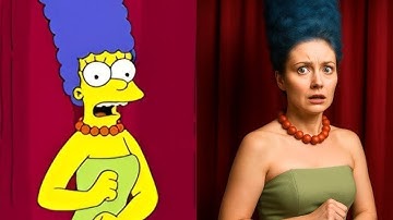 The Simpsons Characters in REAL LIFE! AI Art Transformation