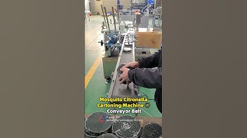 Mosquito Citronella High Speed Automatic Box Packing Machine ① Conveyor Belt