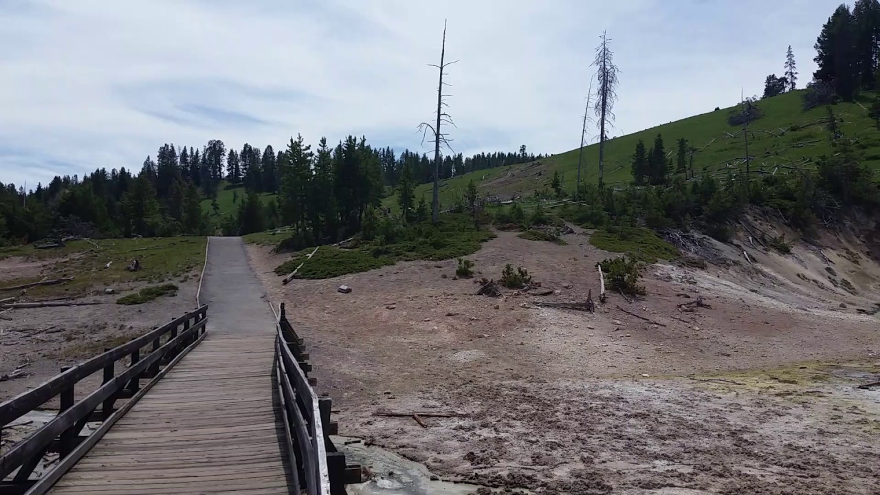 Yellowstone National Park Wyoming - Mud Cauldron #1 - June 8, 2017 - Travels With Phil -Unedited