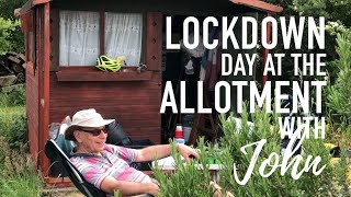 John&#39;s Allotment - Planting Red Aubergines