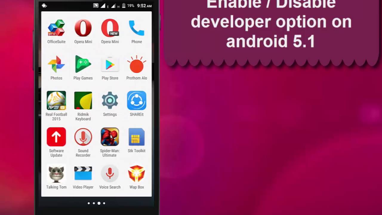 How To Enable / Disable Developer Option on Android Marshmallow - YouTube