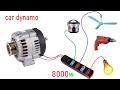 How to turn Car Dynamo into a 220V electric Generator
