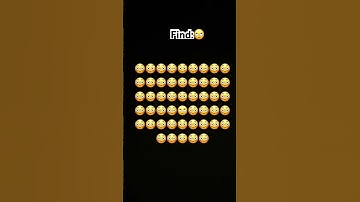 Find the annoyed emoji #shorts