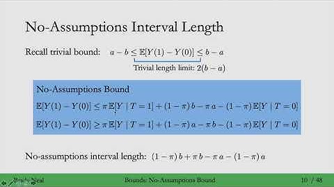 7.2 - No-Assumptions Bound and Observational-Counterfactual Decomposition