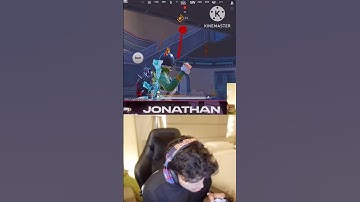 JONATHAN GAMING GOD LEVEL 1V2 CLUTCH WITH NADE😱HACKER OR WOTT 😱 #bgmi #shorts #jonathangaming