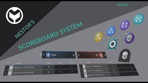 Unreal Engine 4 Scoreboard, Halo like Medal System, Kills, & Scoring Announcements