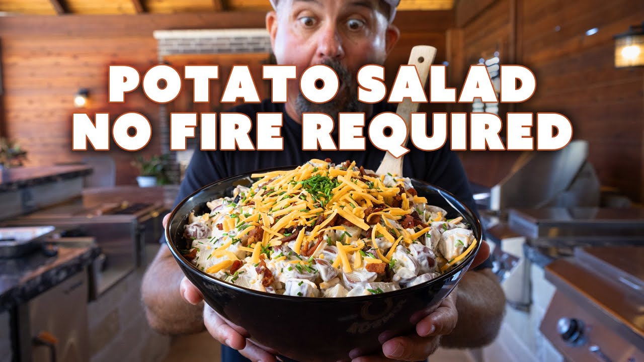 SIMPLE Loaded Baked Potato Salad | Ft. Kosmos Q