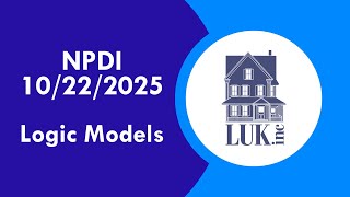NPDI Logic Models 10/22/2025