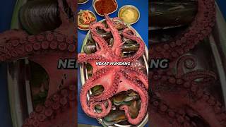 MUKBANG GURITA RAKSASA DI RESTO TENDAAN kuliner trending makan octopus viral koreanfood