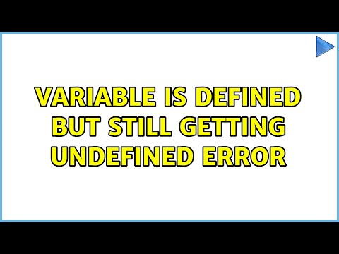 Variable is defined but still getting undefined error