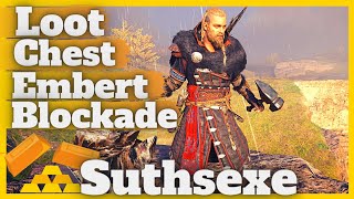 Assassins Creed Valhalla How To Get Chest Embert Blockade, Get Tower Chest Embert Blockade