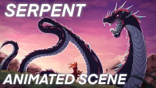 SERPENT ANIMATED SCENE {Speedpaint}