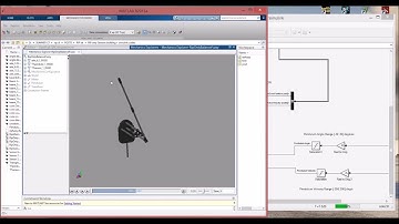 Lego Rotary Inverted Pendulum balance simulation using fuzzy logic controller