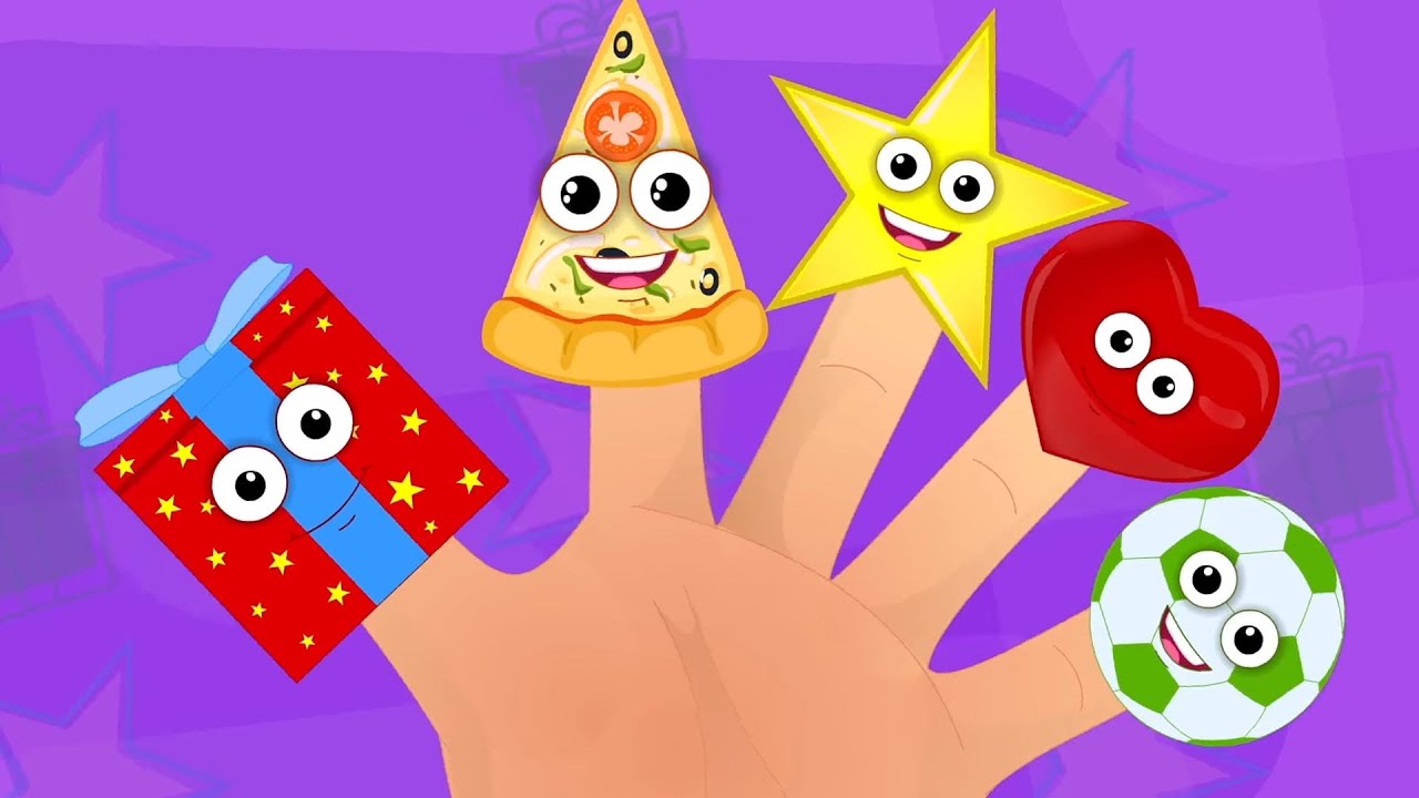 Formas Familia de Los Dedos y Más Canciones Infantiles en Español
