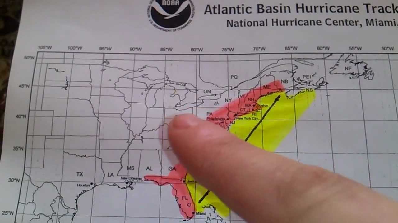 Hurricane Tracking Charts - YouTube