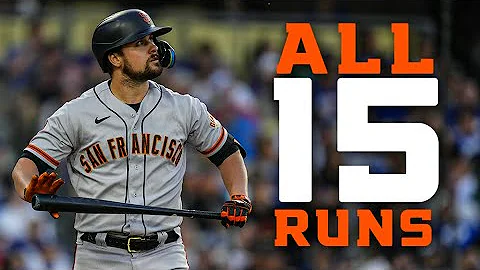 15 Runs Scored vs Los Angeles Dodgers | Historic San Francisco Giants Win | June 17th, 2023