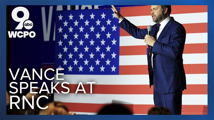 JD Vance speaks at Republican National Convention