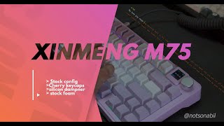 XInmeng M75 - Sound Test - Thock Thock! - YouTube