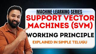 SVM in Machine Learning Explained Step-by-Step (Telugu) | Complete Theory + Concepts by Sangeeth