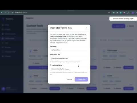 Adaptora: Turn Any API Documentation into AI Tools Automatically (Open Source)
