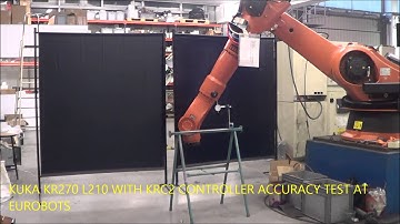 KUKA KR270 WITH KRC2 CONTROLLER ACCURACY TEST AT EUROBOTS