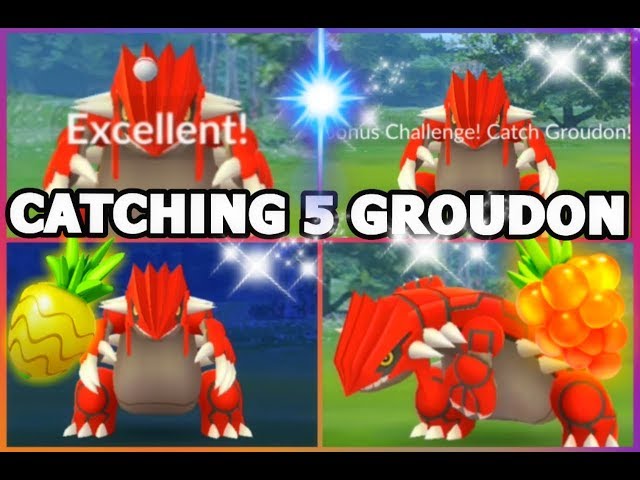 How to Catch Groudon in Pokemon Go?