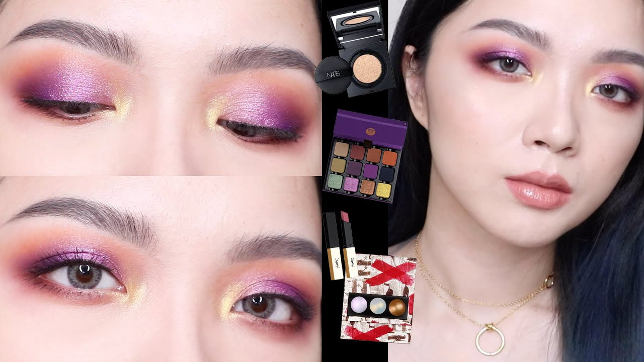 Первые впечатления от NARS Air Cushion + Палетка теней для век Viseart Dark Edit (версия с субтит...