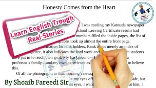 English story reading & explanation in Urdu | English reading practice | Real story