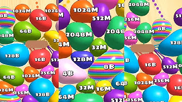 Blob Merge 3D 256B 128B 64B 32B 16B