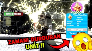 Ti̇tan Clock Man Zamani Durduruyor Ep 70 Part 2 Roblox Toilet Tower Defense