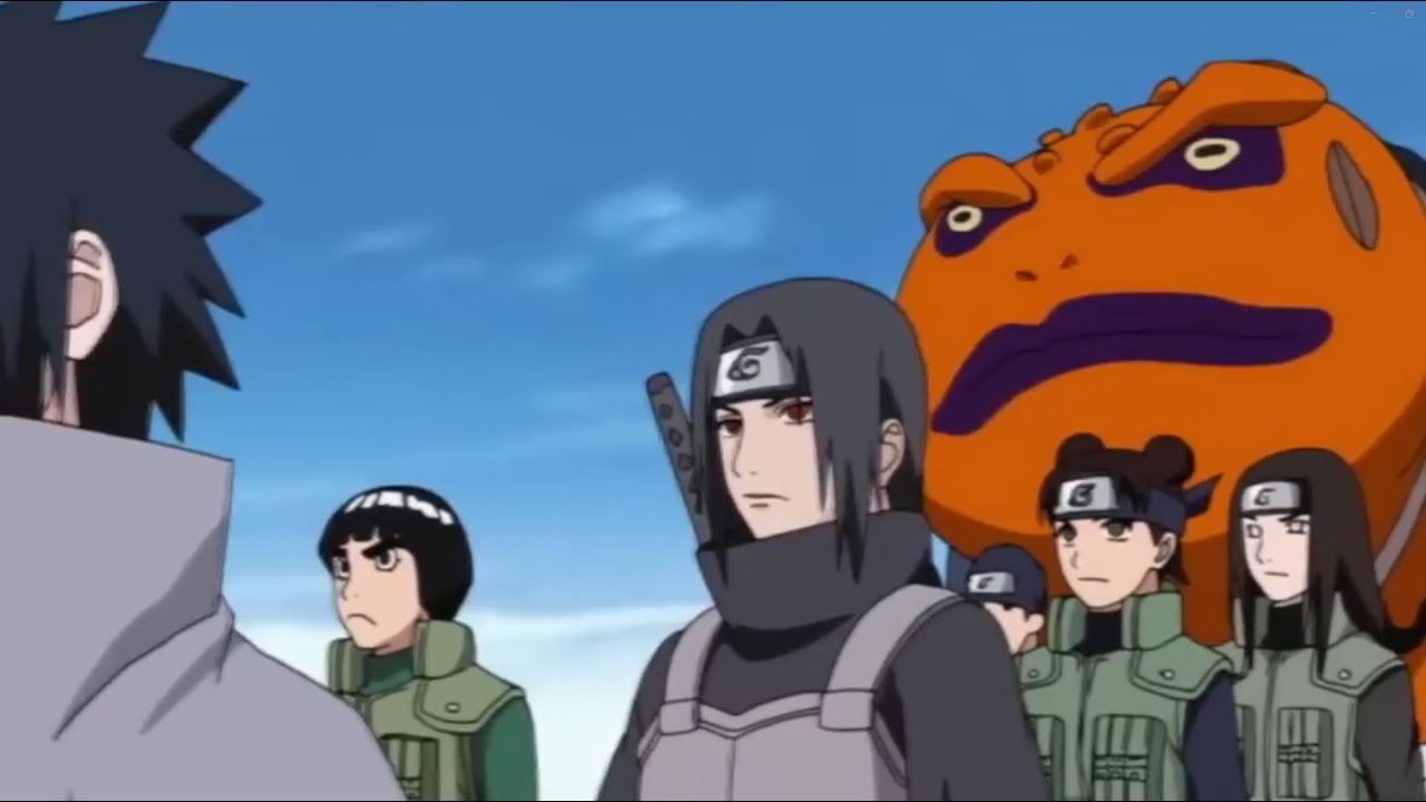 Naruto Sasuke Itachi Jiraiya and Nagato vs Kage Sub Indonesia