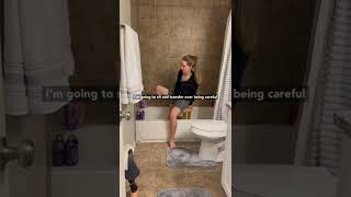 How I shower: amputee explains 🚿