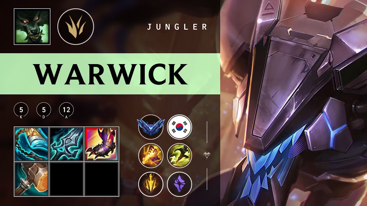 Warwick Jungle vs Dr. Mundo - KR Diamond Patch 25.24