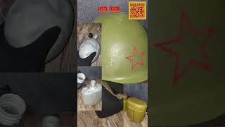 Soviet Field Gear Collection Flask Mess Kit SSh-40 Helmet