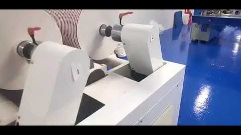 Straw paper slitting machine ( surface rewinder )
