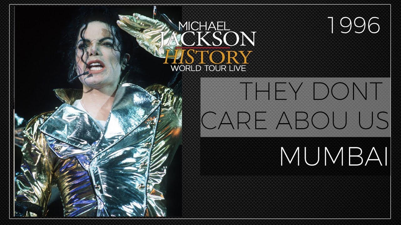 Michael jackson they dont care about us live mumbai 1996 50fps youtube
