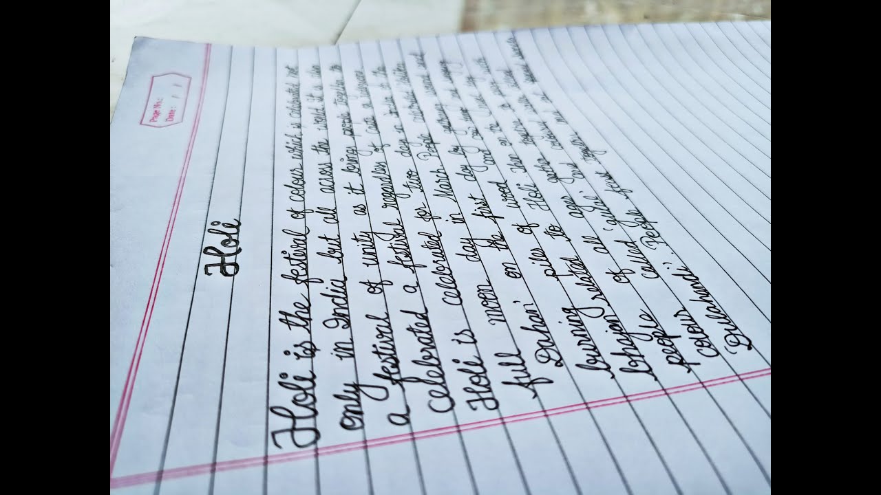Essay on holi | holi essay  | 100 words essay  | Essay Writing in english | Improve english writing