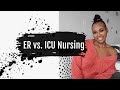 ER vs ICU Nursing | I have worked in both ICU and ER 💉 | new grad & experience RN