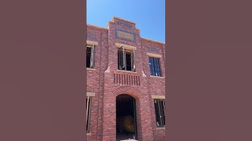 Sustainable brick house construction. New structural masonry home | building a brick house design