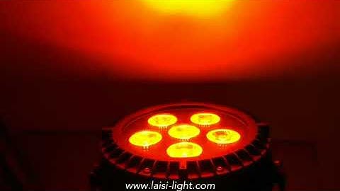 6x18W RGBWAUV 6IN1 outdoor LED Uplights With Wireless DMX and Battery Powered App&IR Remote Control