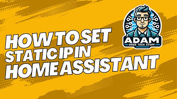 How to set a Static IP for Home Assistant