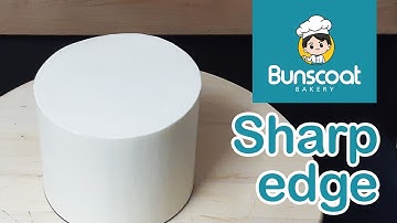 How to Achieve Sharp Edge Buttercream Cake