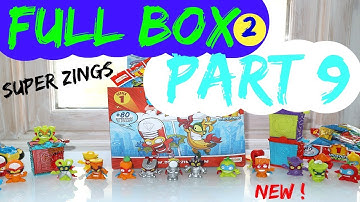 Super Zings series 1 Full box 2  [PART 9]  (Mega Unboxing)