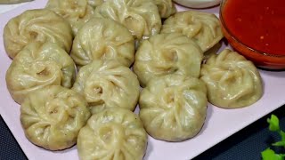 simple tarike se bnaya momog km smy me testi aur chtpta momog resipi 👍👍👌👌